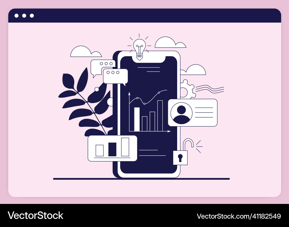 App-Entwicklung und Web-Design Schicht Benutzer App-Entwicklung und Web-Design Schicht Benutzer vektorbild