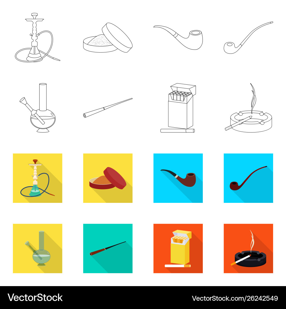 Design refuse and stop icon collection vector image
