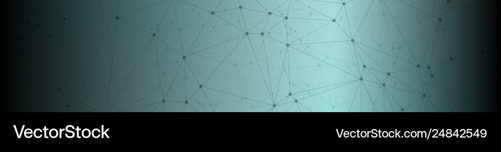 Digital data cyber network lines connected Vector Image