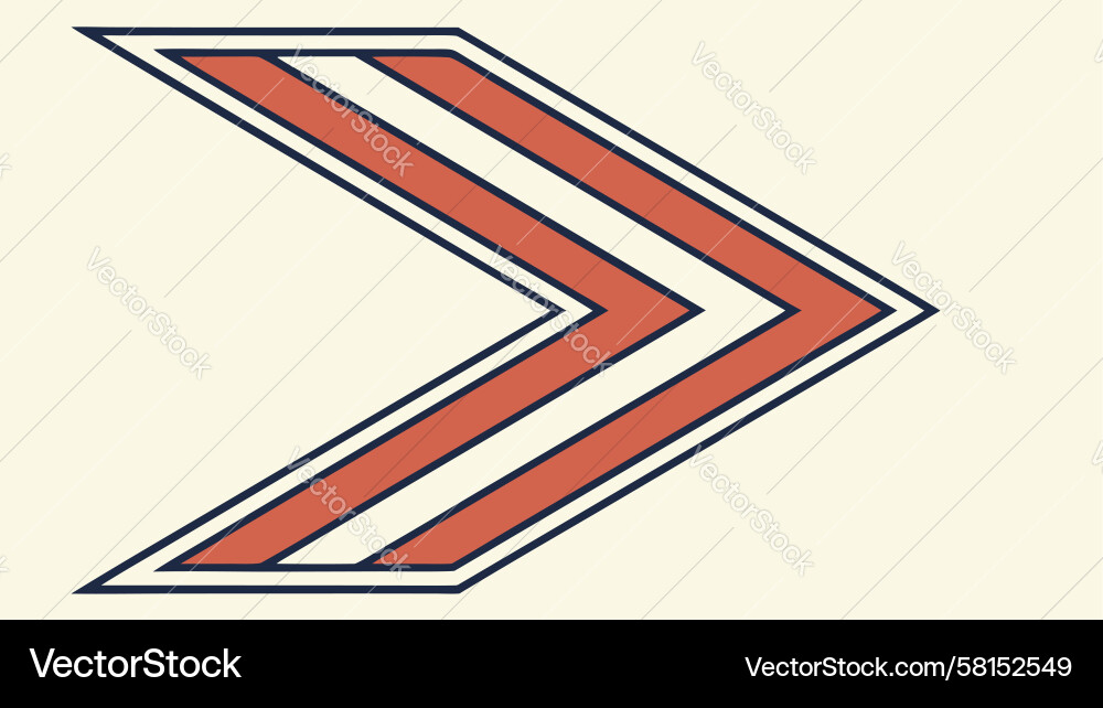 Dynamic Chevron Arrow Pattern Vector Image