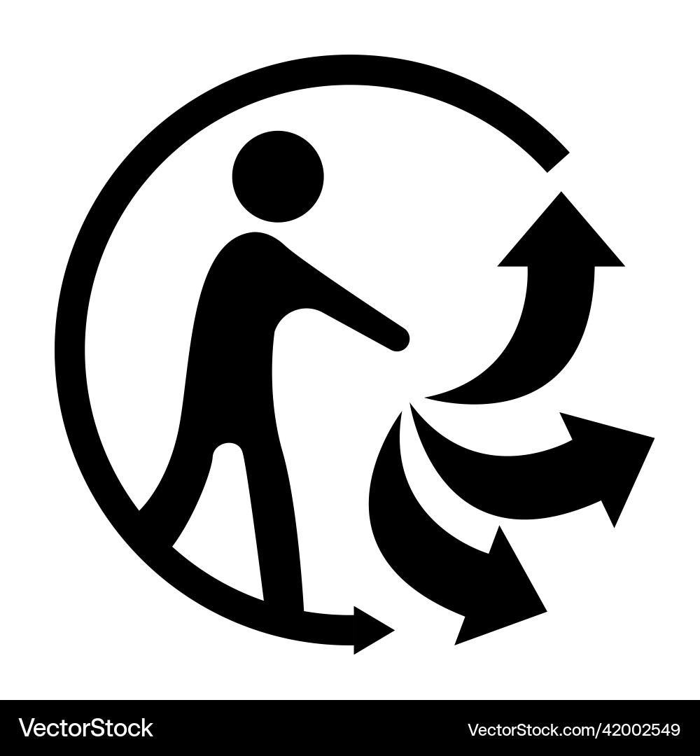 Garbage sorting icon Garbage sorting icon vector image
