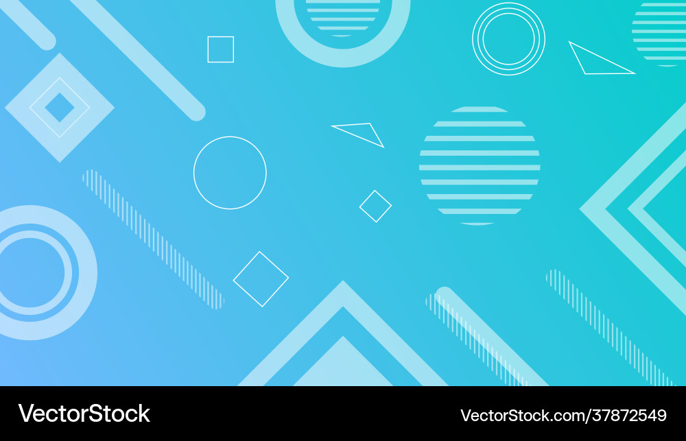 Gradient blue abstract shape background Gradient blue abstract shape background vector image