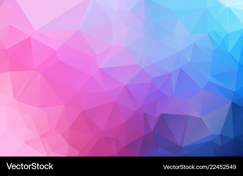 Irregular Polygon Color Gradient vector image