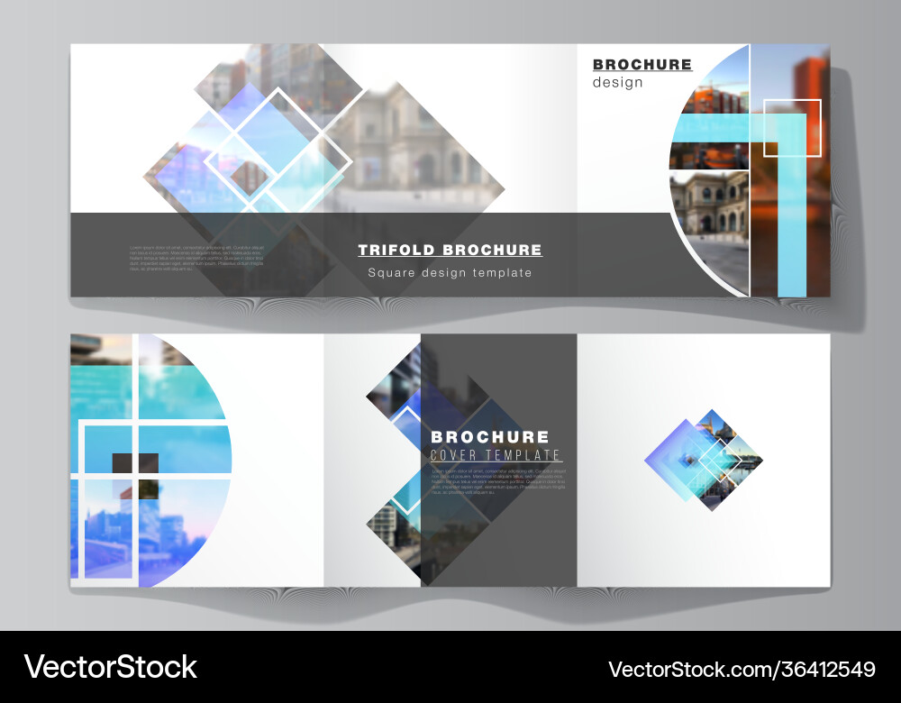 Minimal editable layout square Minimal editable layout square vector image