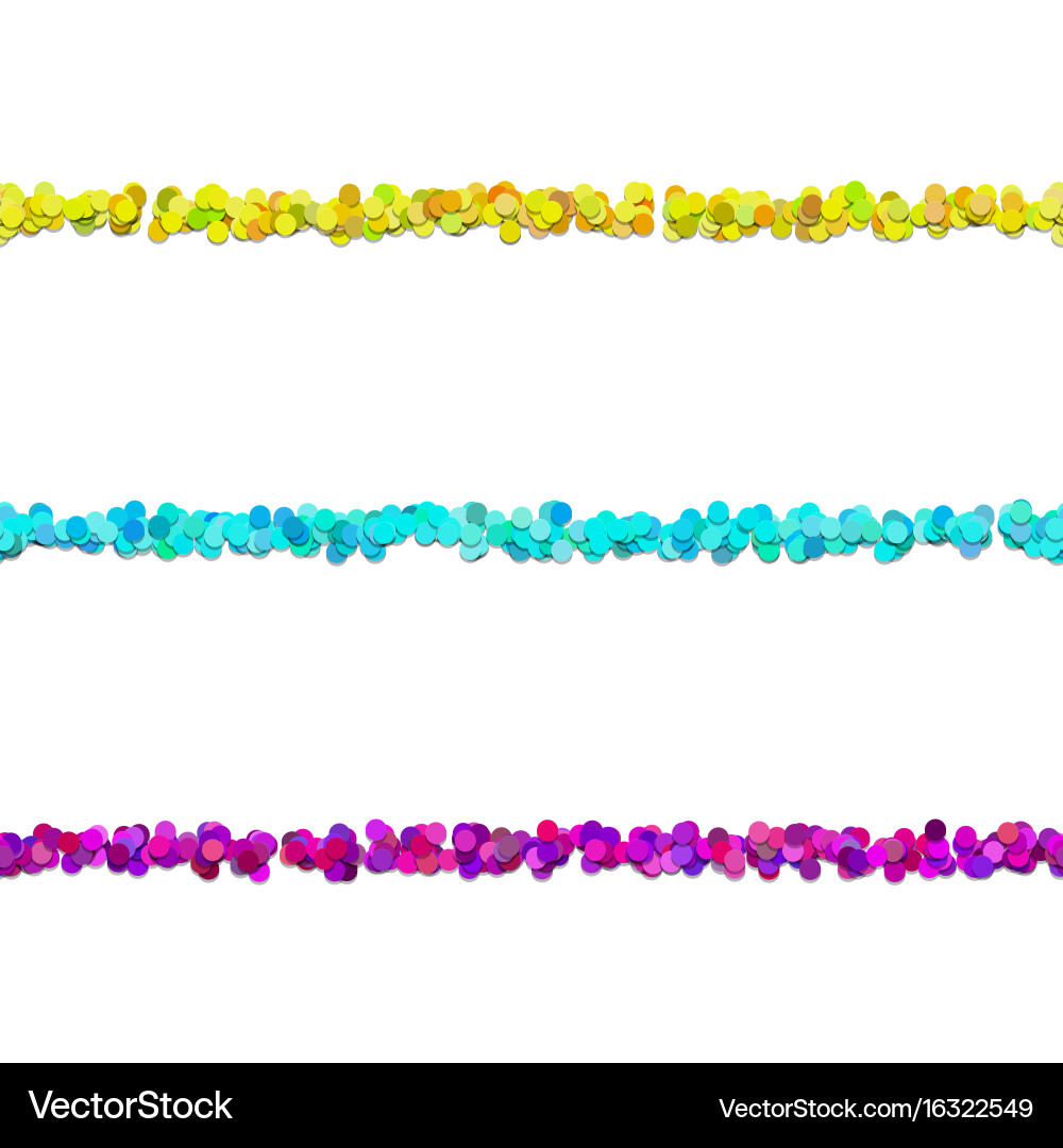 Repeatable dot pattern paragraph dividing line vector image