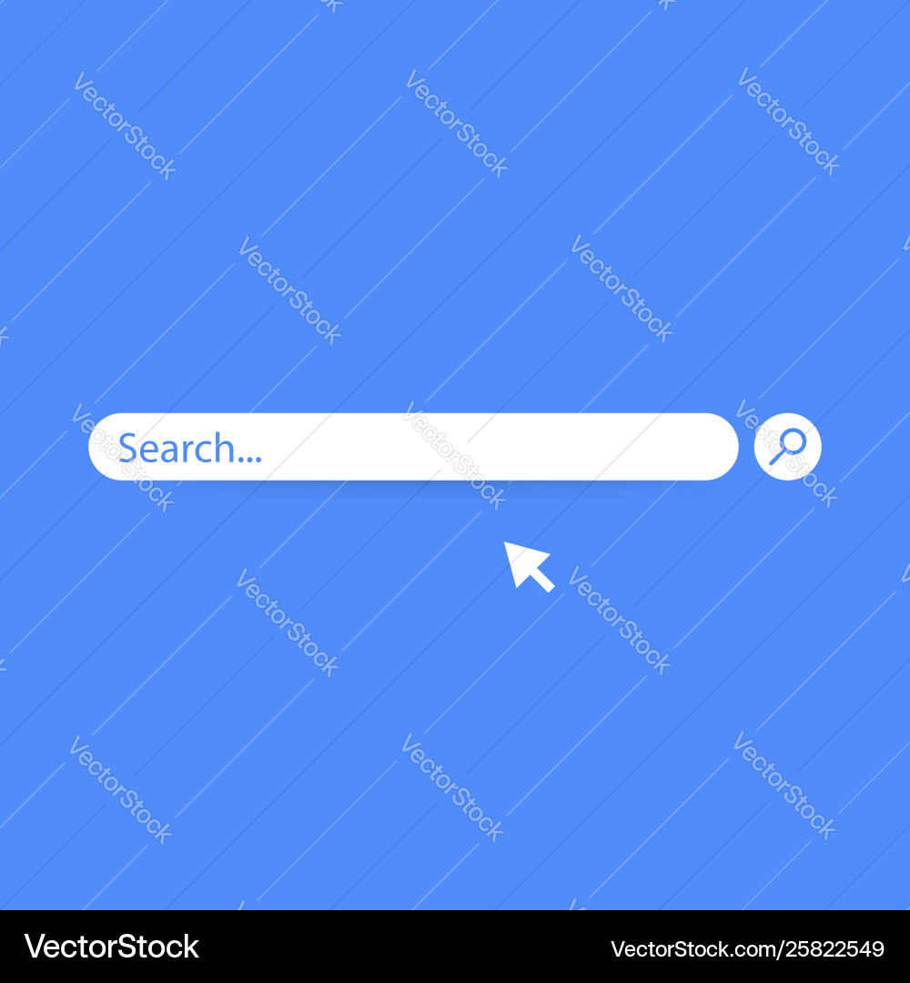 Search bar element design boxes ui Search bar element design boxes ui vector image