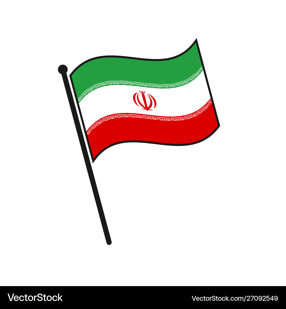 Simple flag isolated Simple flag isolated vector image