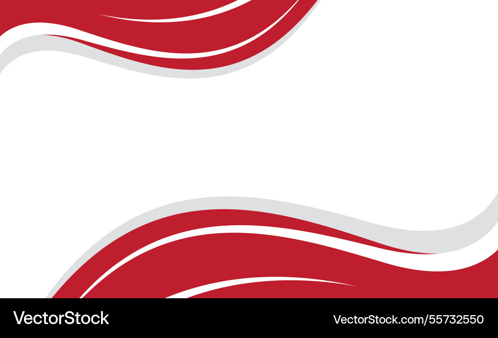 Abstract red curve on white background Abstract red curve on white background vector image