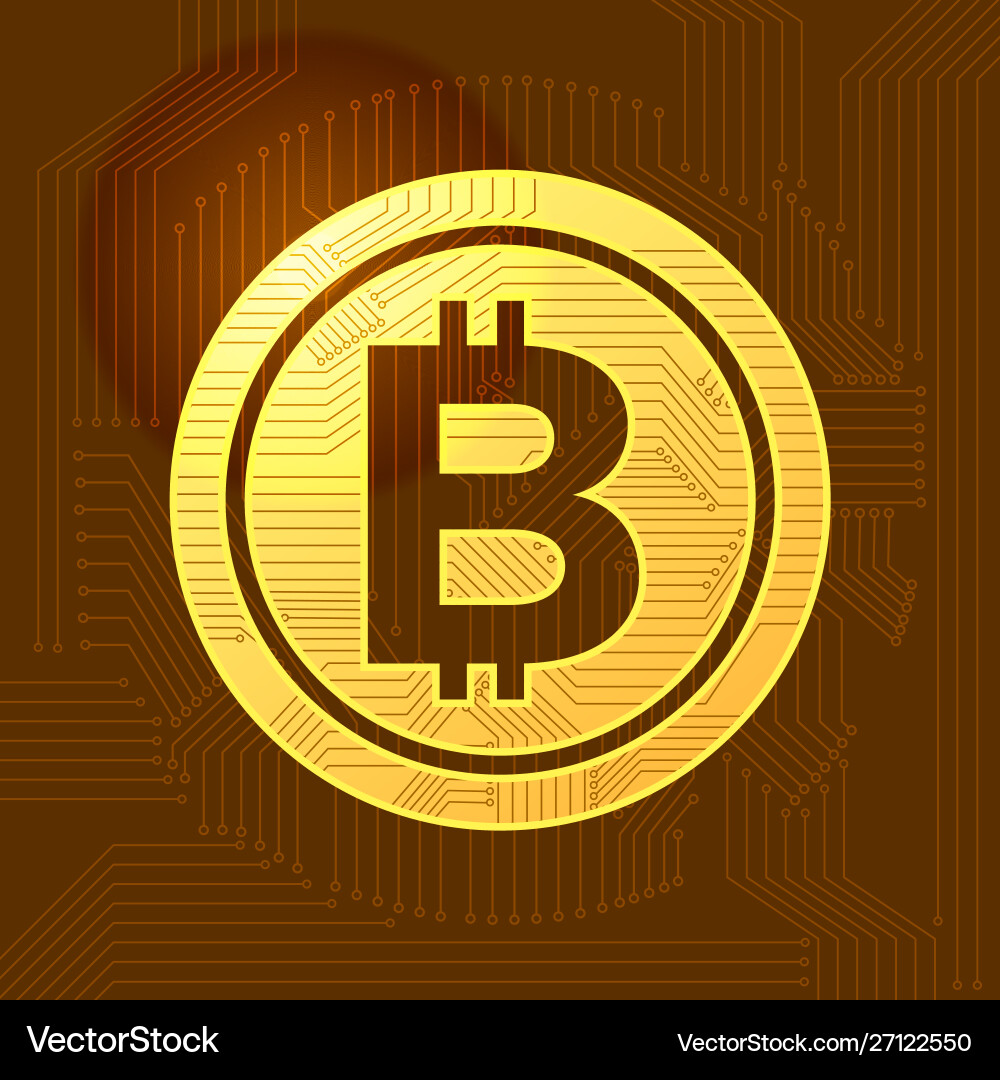 Flat design concept bitcoin crypto currency – Royalty-Free Vector |  VectorStock
