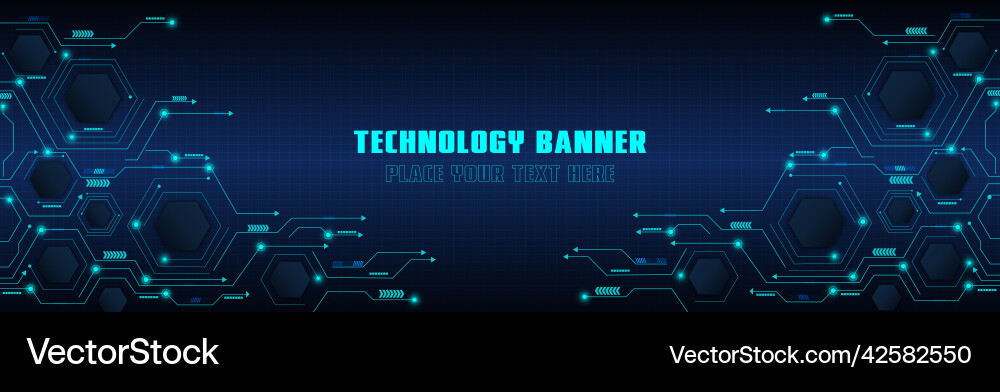 Modern Tech Network Background vector image