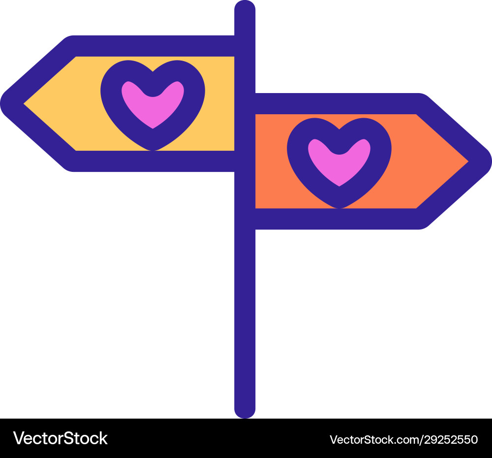 Pointer direction icon isolated Pointer direction icon isolated vector image