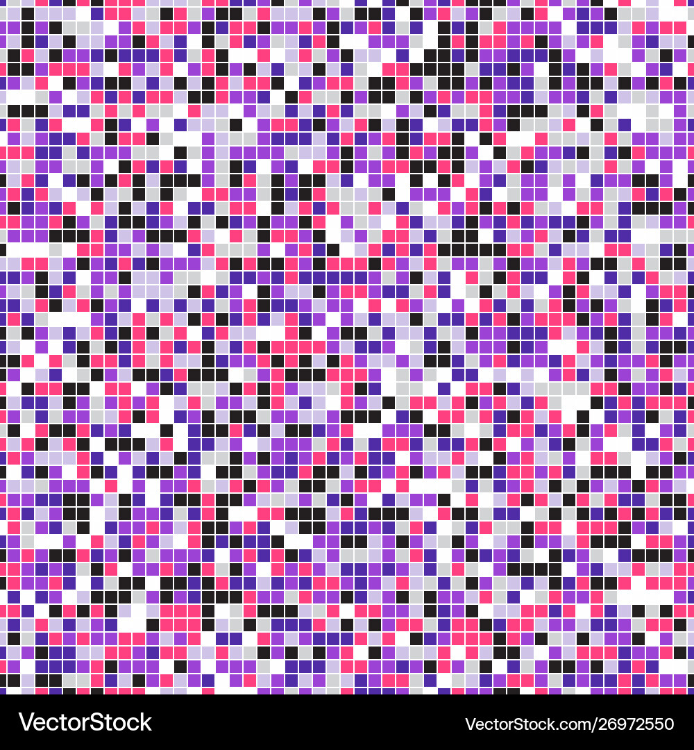 Seamless pixel pattern vector image
