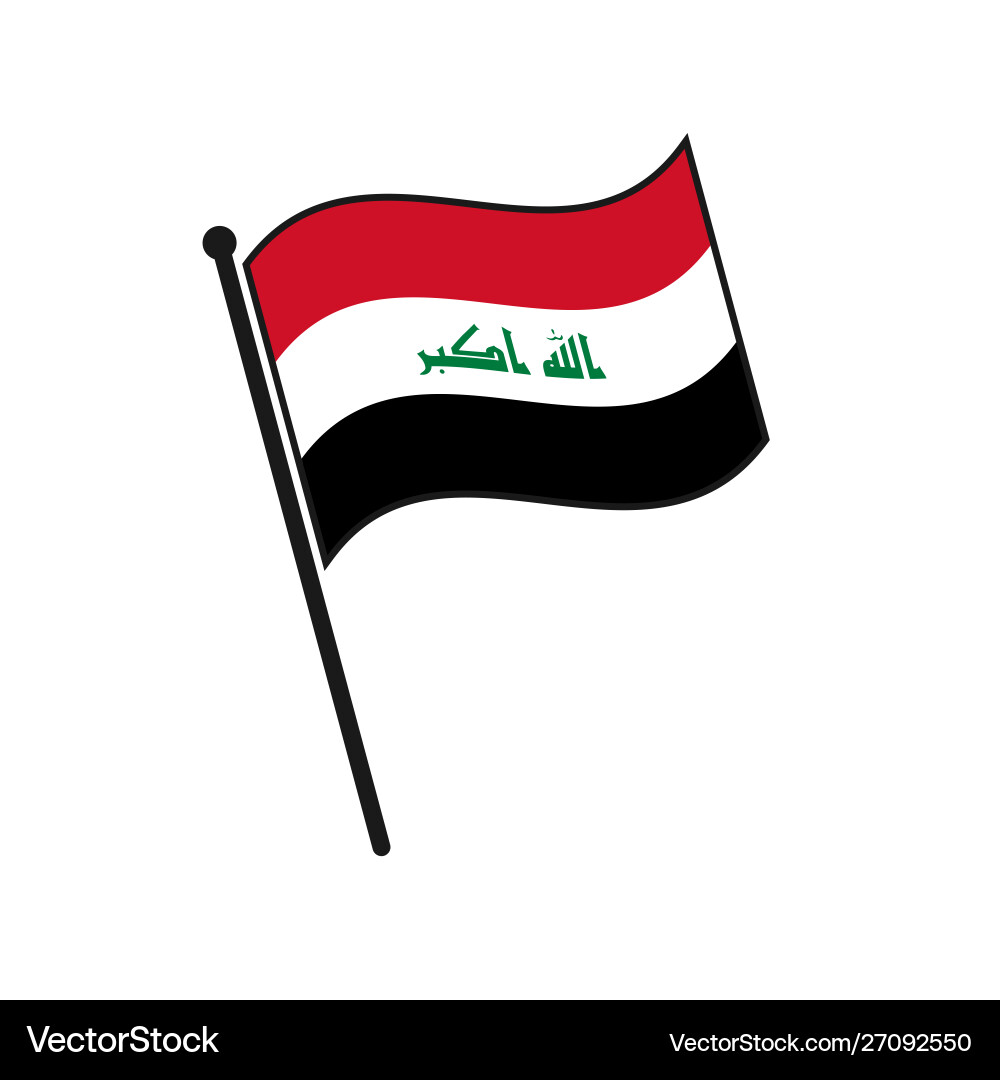 Simple flag isolated Simple flag isolated vector image