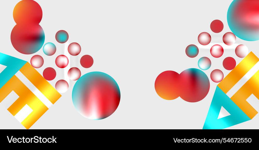 Triangles circles squares rectangles design Triangles circles squares rectangles design vector image