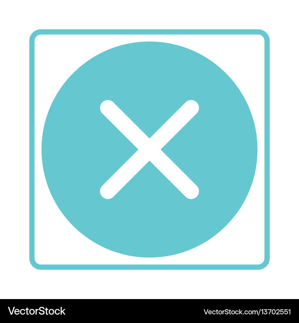 Check mark buttons no reject negativity Check mark buttons no reject negativity vector image
