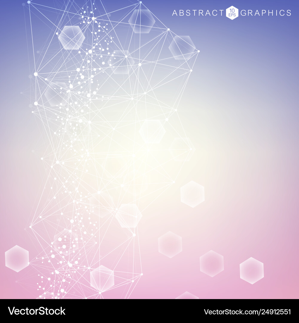 Geometric abstract background with connected line Geometric abstract background with connected line vector image