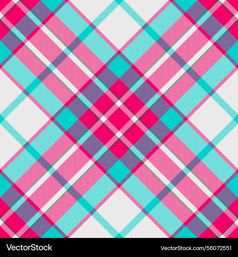 List tartan textile pattern graph background Vector Image
