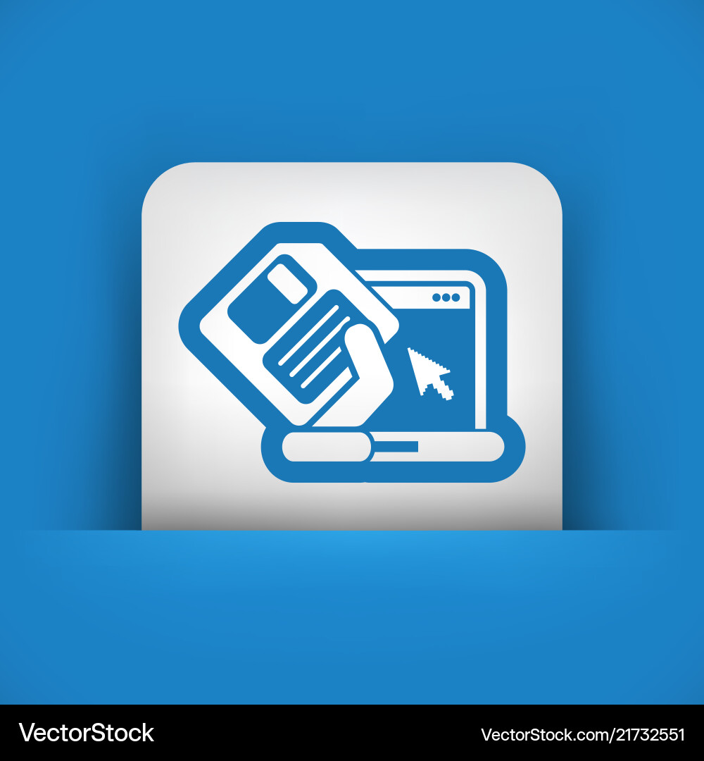 Saving data icon Saving data icon vector image