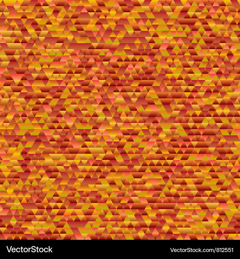 Warm Triangle Pattern vector image