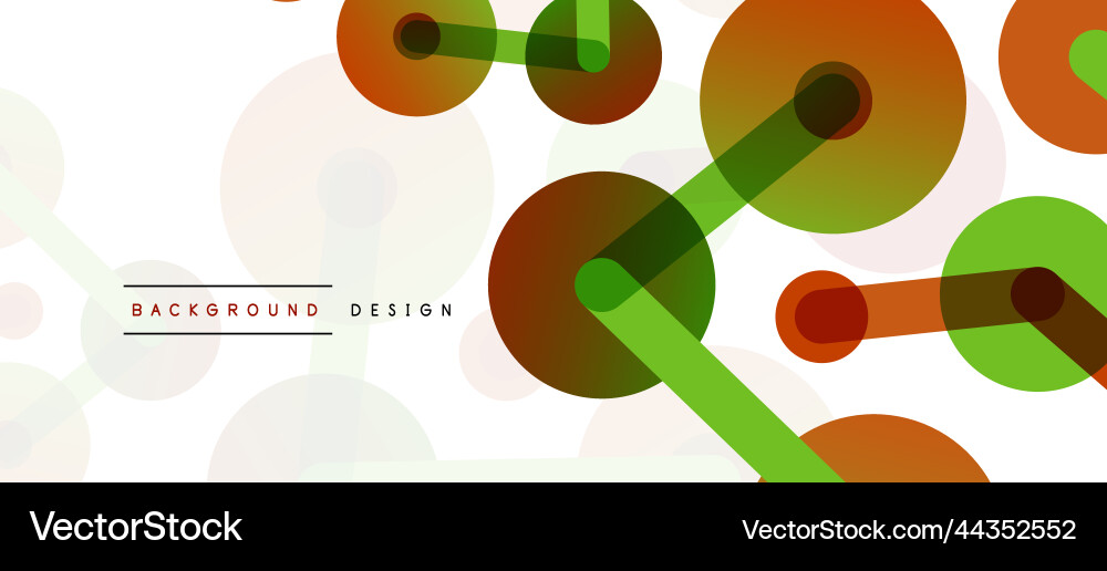 Abstract background round dots connected by lines Abstract background round dots connected by lines Vector Image