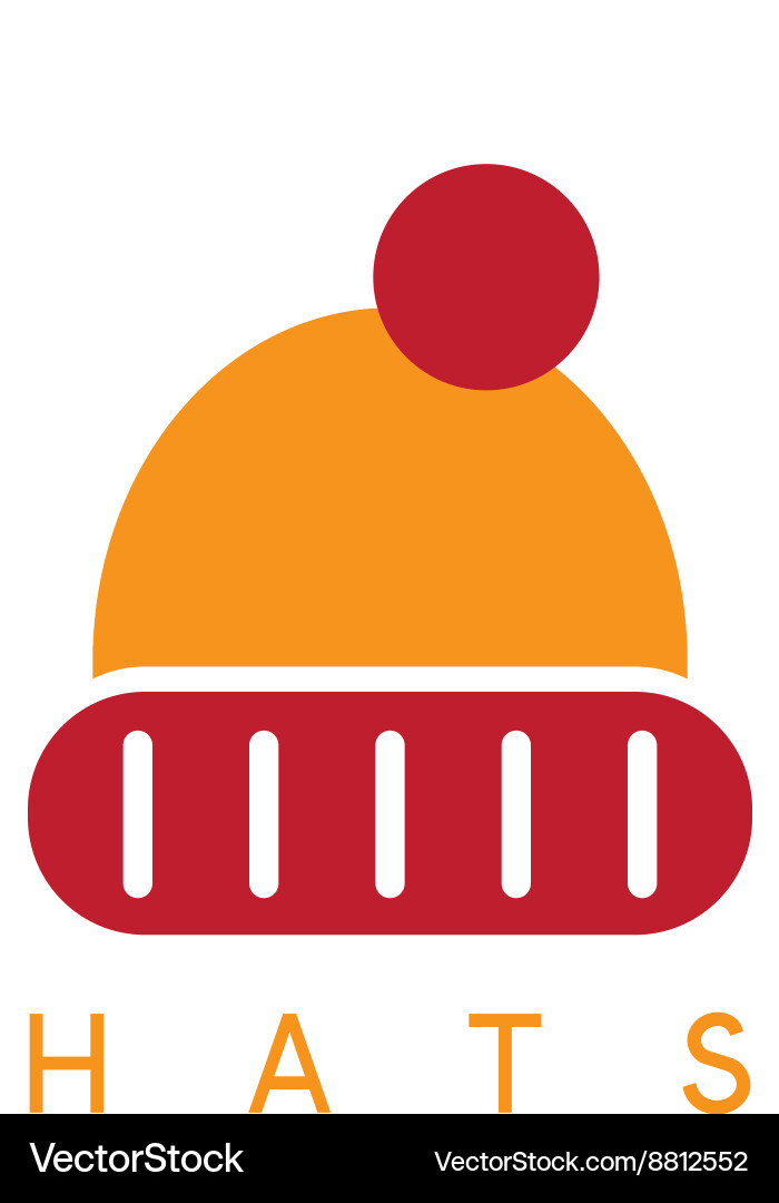 Abstract icon design template of cap Vector Image