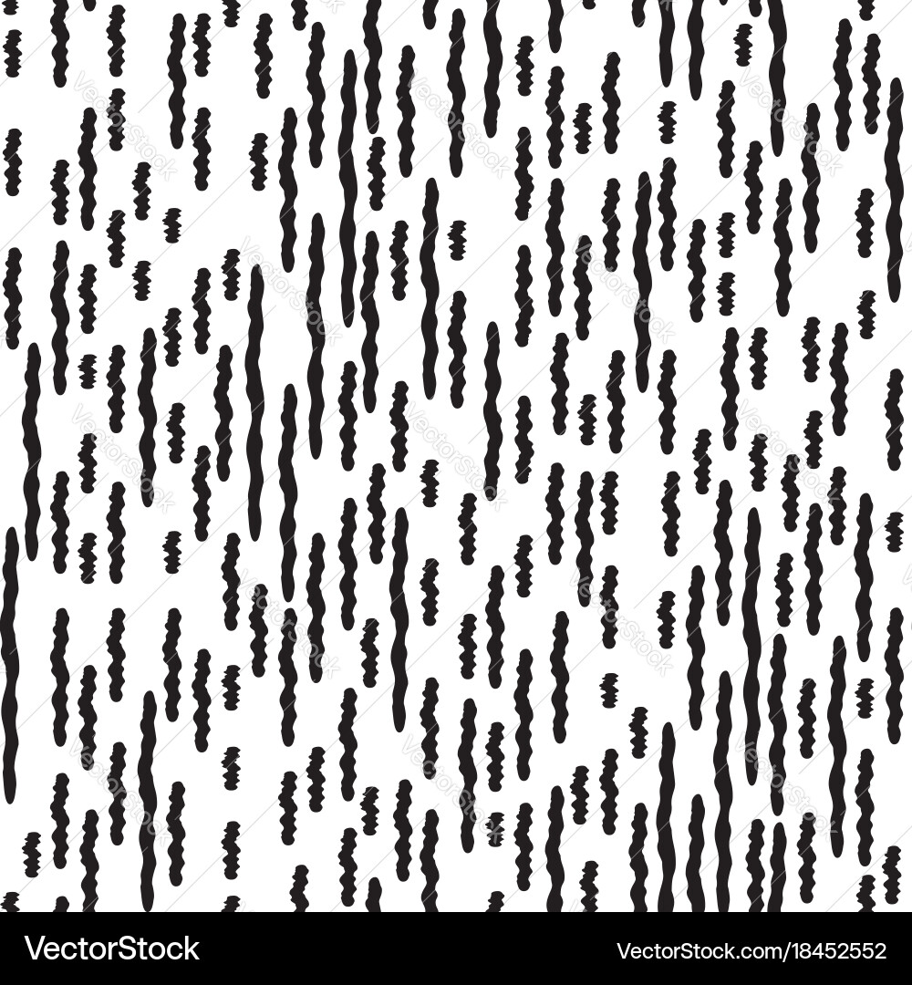 Abstract irregular striped line seamless pattern vector image