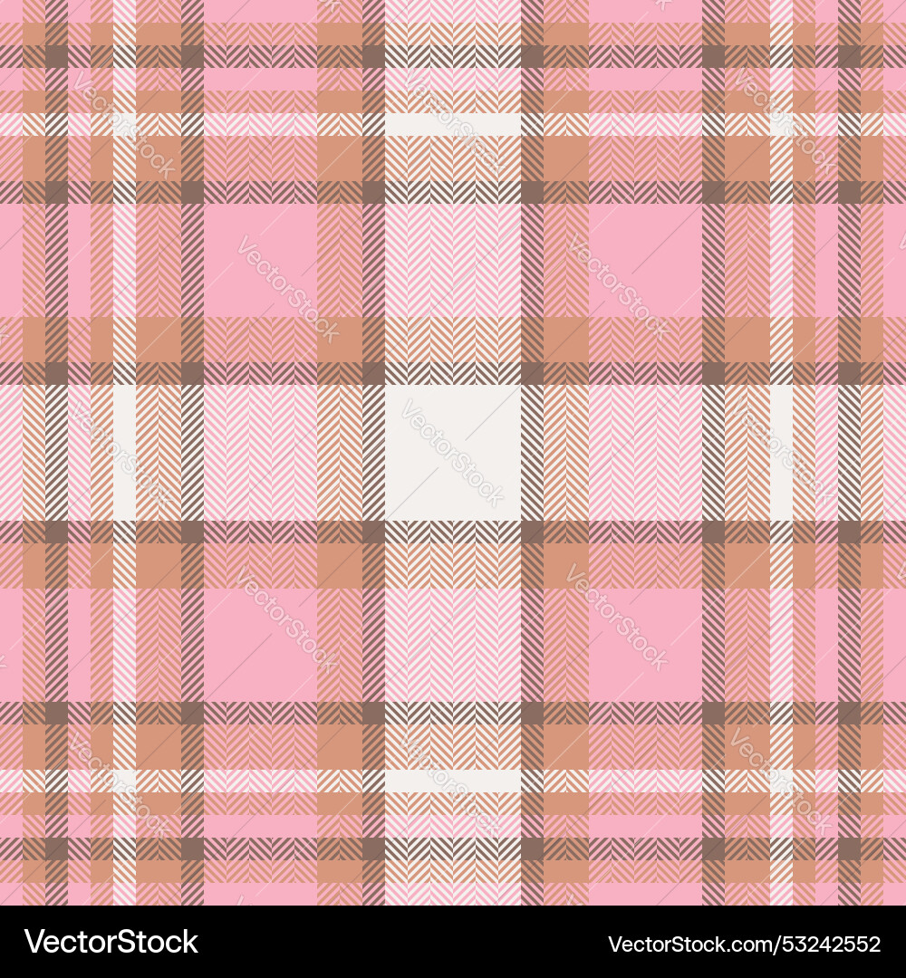 Plaid check pattern seamless fabric texture Vector Image