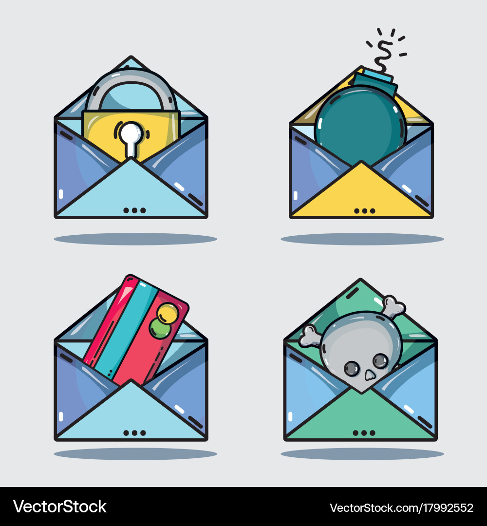 Set programmer data information technology vector image