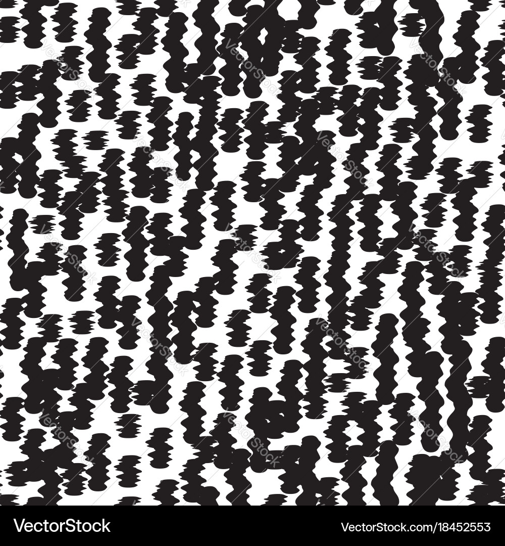 Abstract irregular striped line seamless pattern vector image
