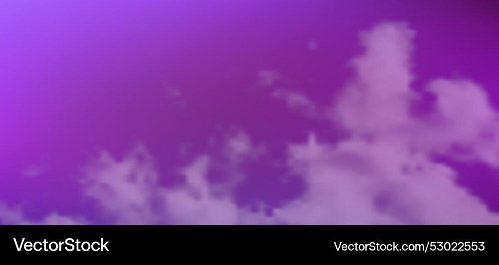 Modern colorful gradient background with clouds Vector Image