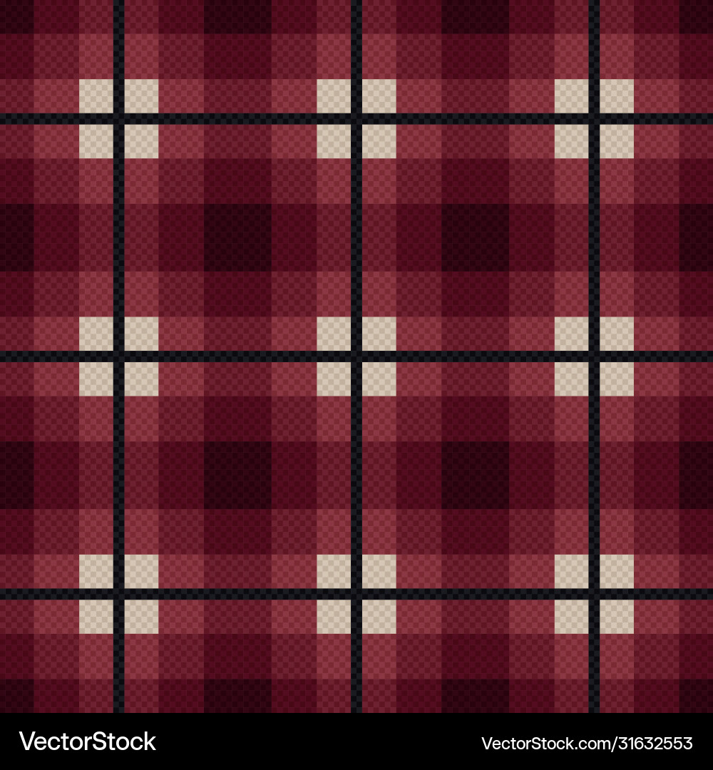 Rectangular seamless fabric pattern in red Rectangular seamless fabric pattern in red vector image