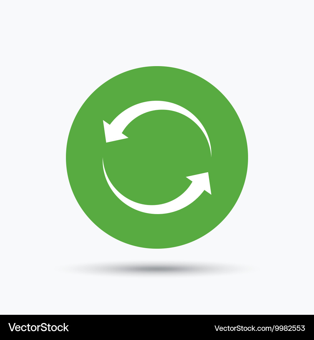 Update icon refresh or repeat sign Vector Image
