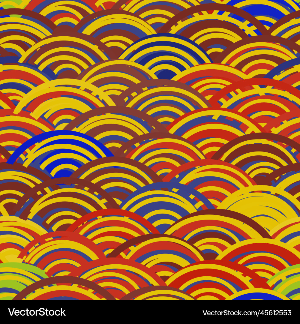Wave seamless pattern abstract scales simple Wave seamless pattern abstract scales simple Vector Image