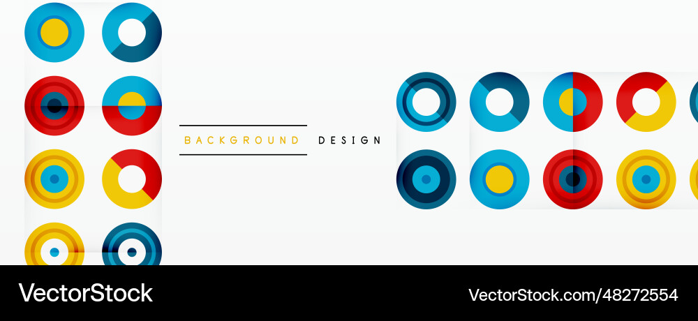 Abstract background with circle symmetric grid Abstract background with circle symmetric grid vector image