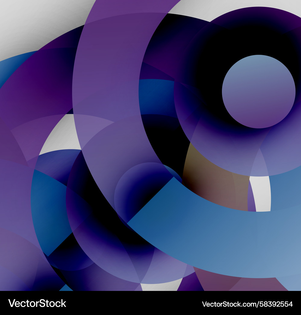 Abstract Circle Harmony Vector Image