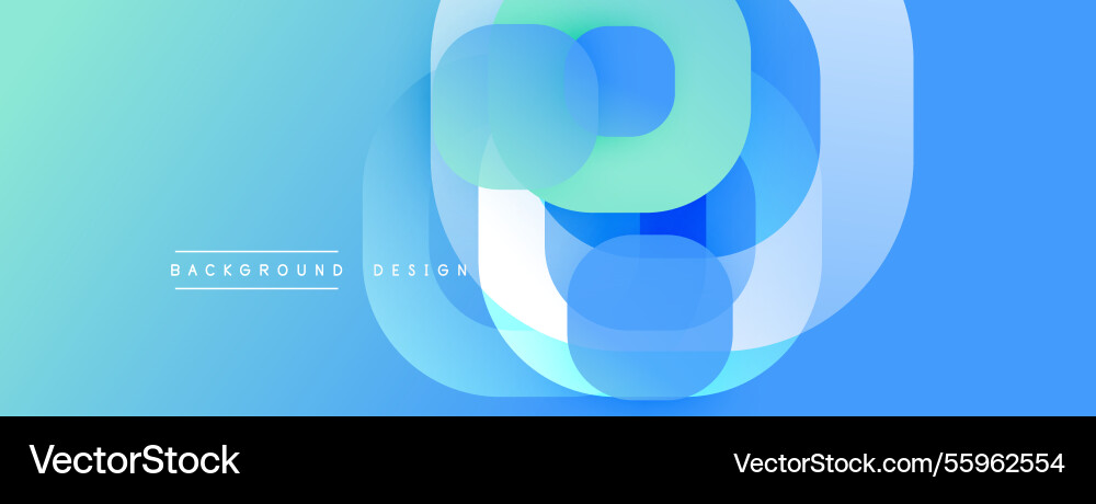 Circular abstract design with overlapping Circular abstract design with overlapping Vector Image