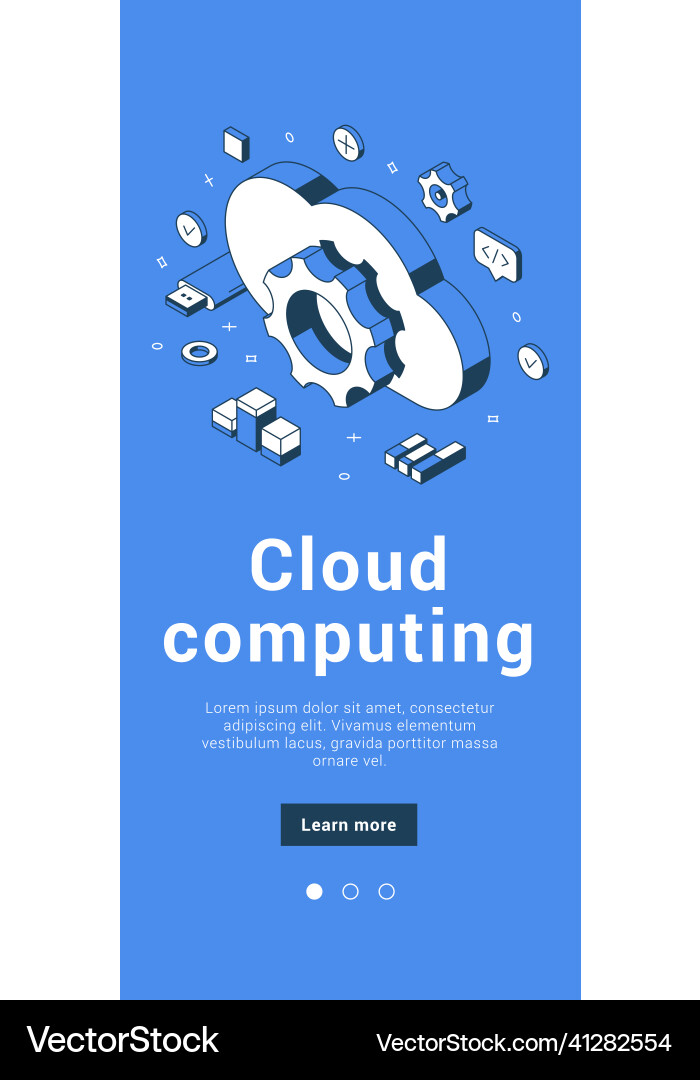 Cloud computing data center technology network Cloud computing data center technology network Vector Image
