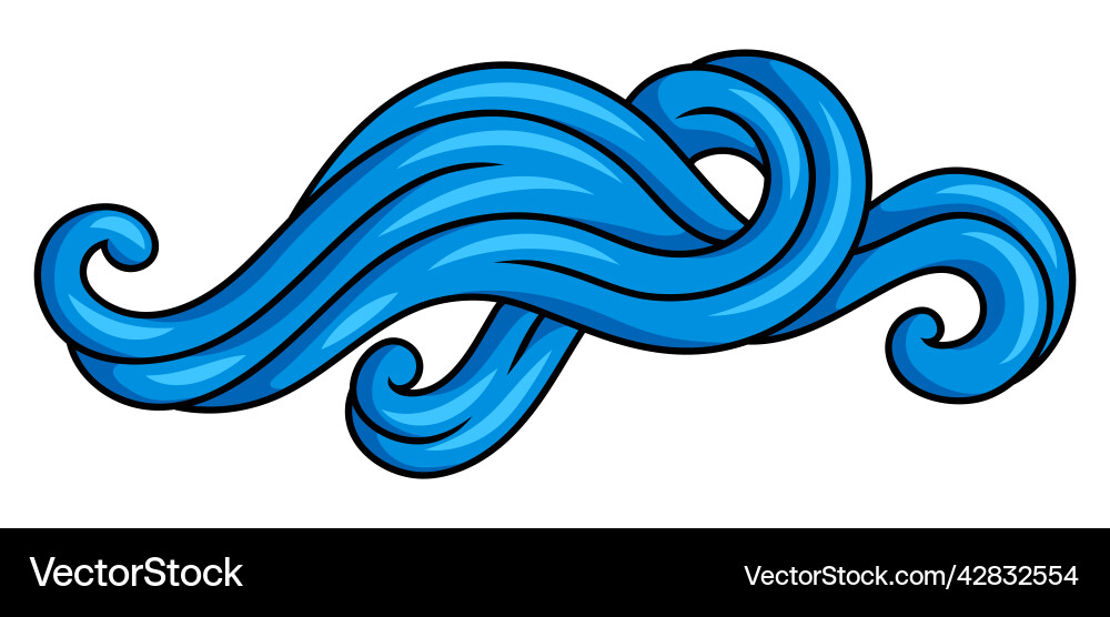 Wave line curl color striped texture Wave line curl color striped texture vector image