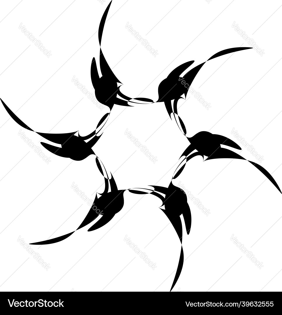 Abstract circular drawing amorphous nonfigurative Abstract circular drawing amorphous nonfigurative Vector Image
