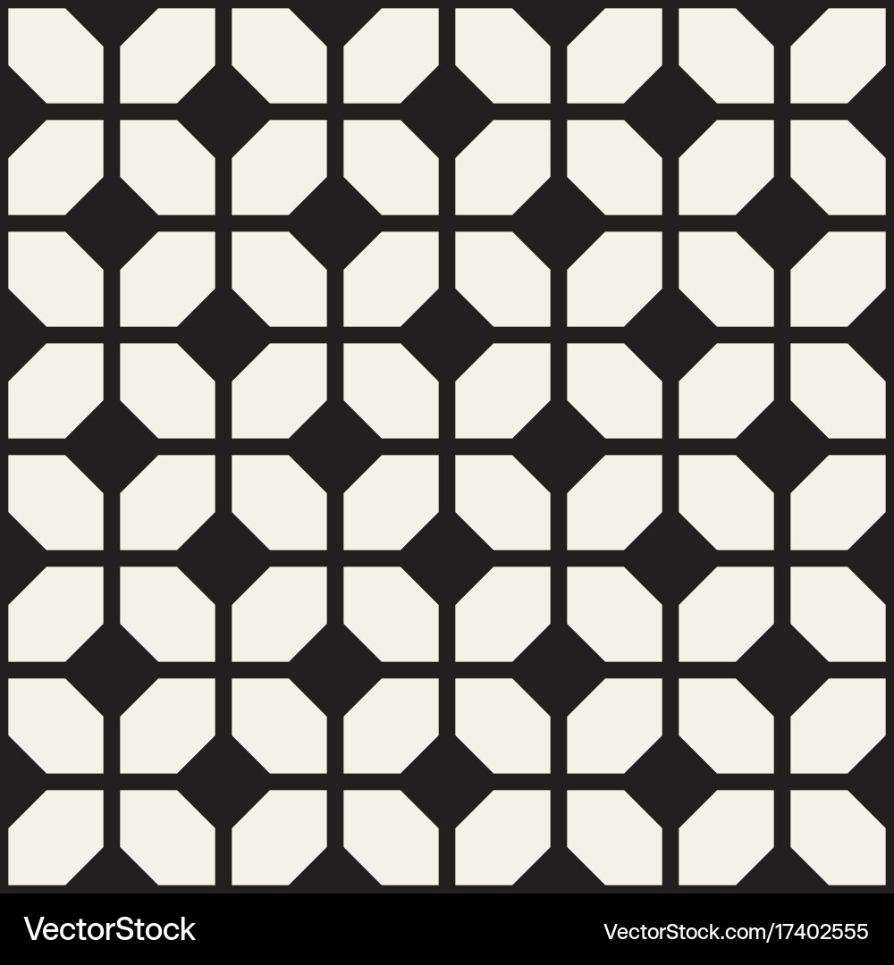 Abstract geometric lines lattice pattern seamless vector image