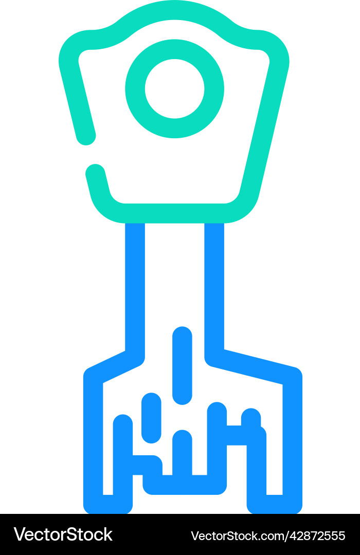 Abstract key color icon Abstract key color icon vector image