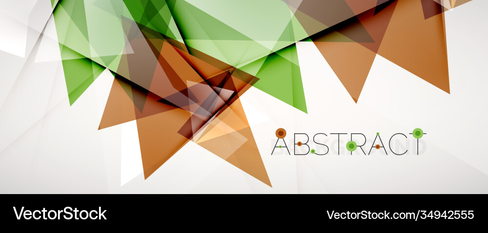 Geometric abstract background color triangle Geometric abstract background color triangle Vector Image