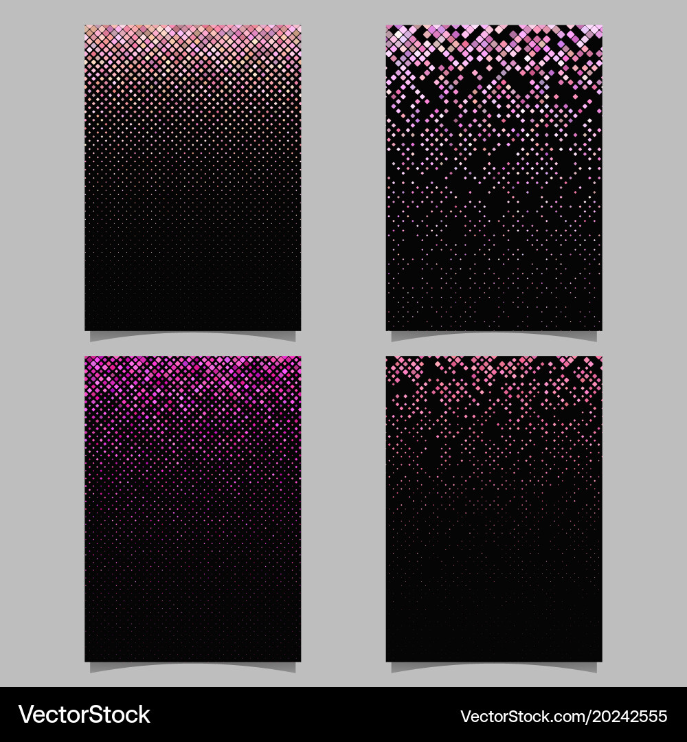 Geometrical diagonal square mosaic pattern Vector Image