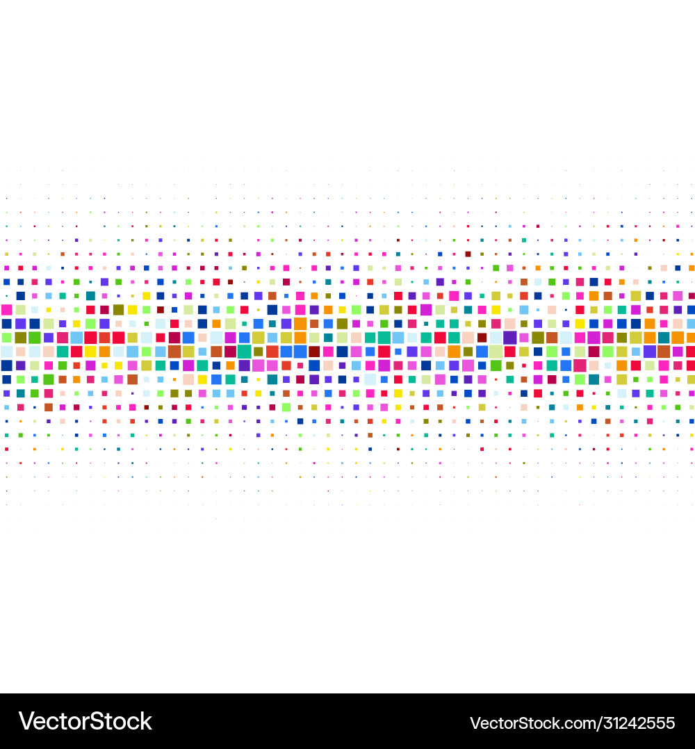Pattern with a colorful squares Vector Image