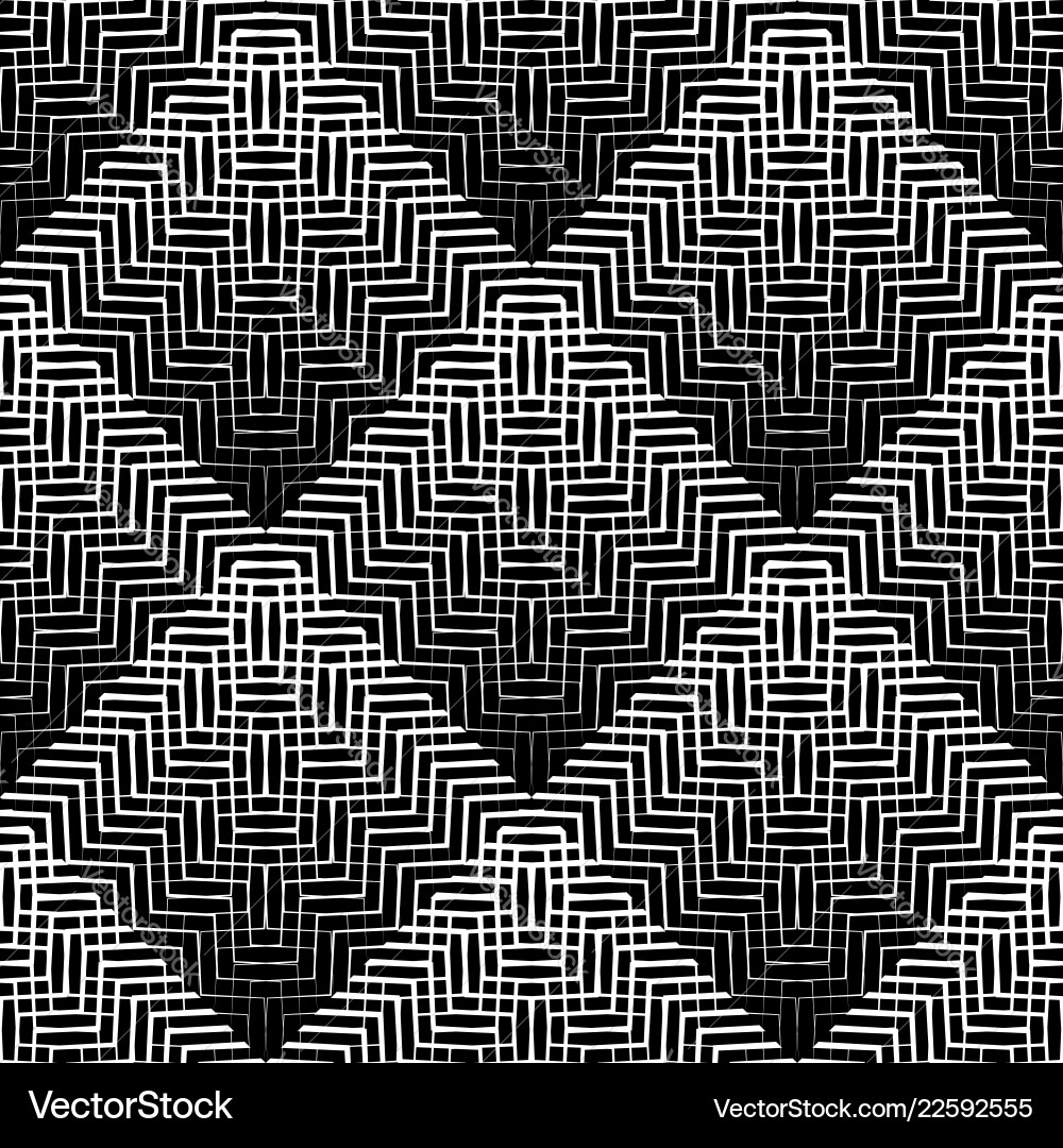 Seamlessly repeatable geometric pattern Seamlessly repeatable geometric pattern vector image