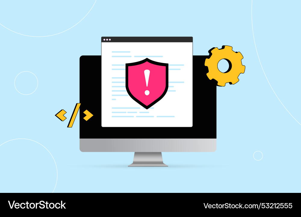 Software quality assurance with debug coding Software quality assurance with debug coding vector image