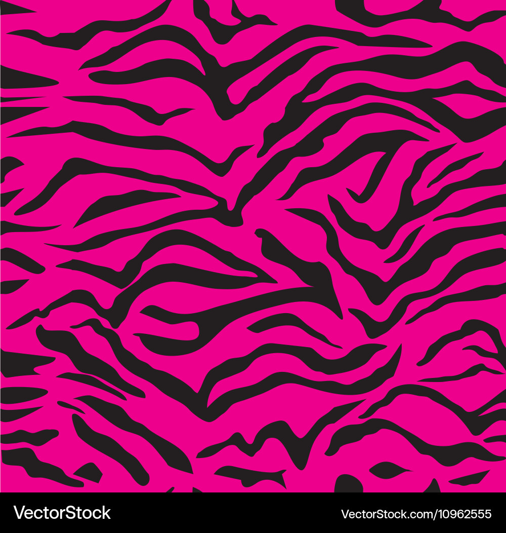 Zebra pink Royalty Free Vector Image - VectorStock