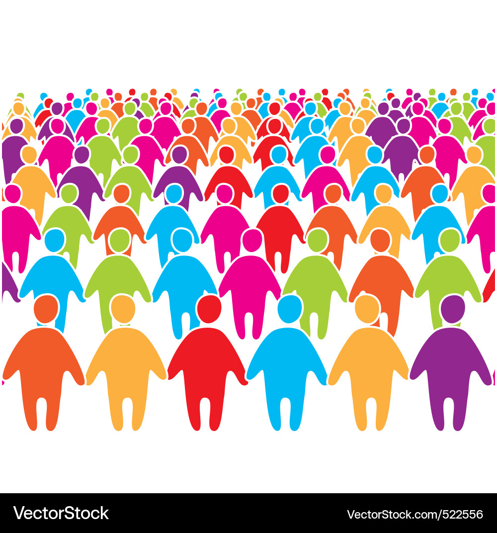 Diverse People Group Vector Image