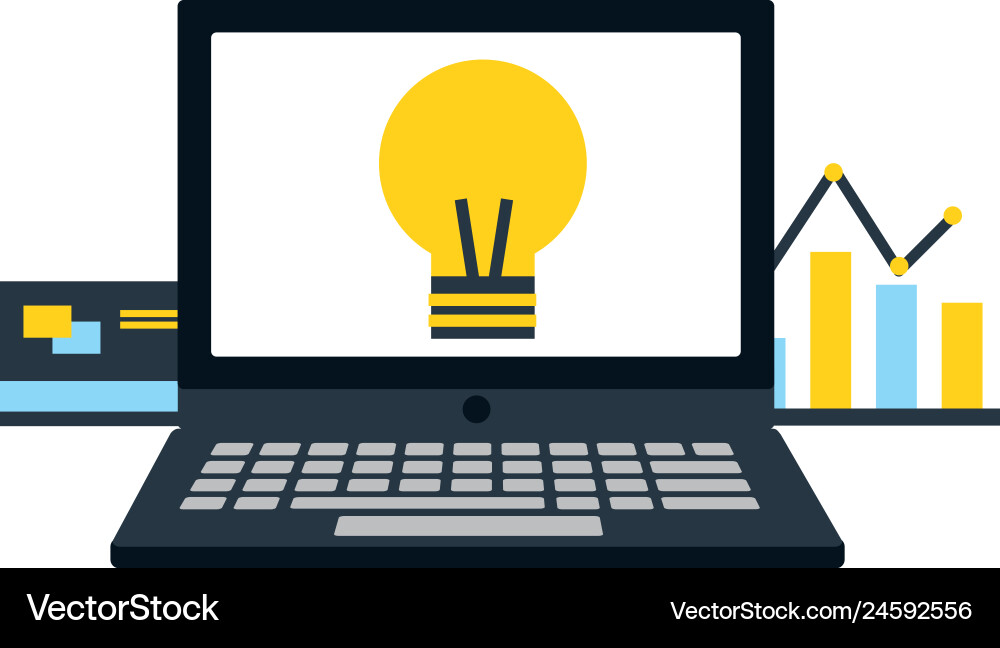 Fintech business Vector Image
