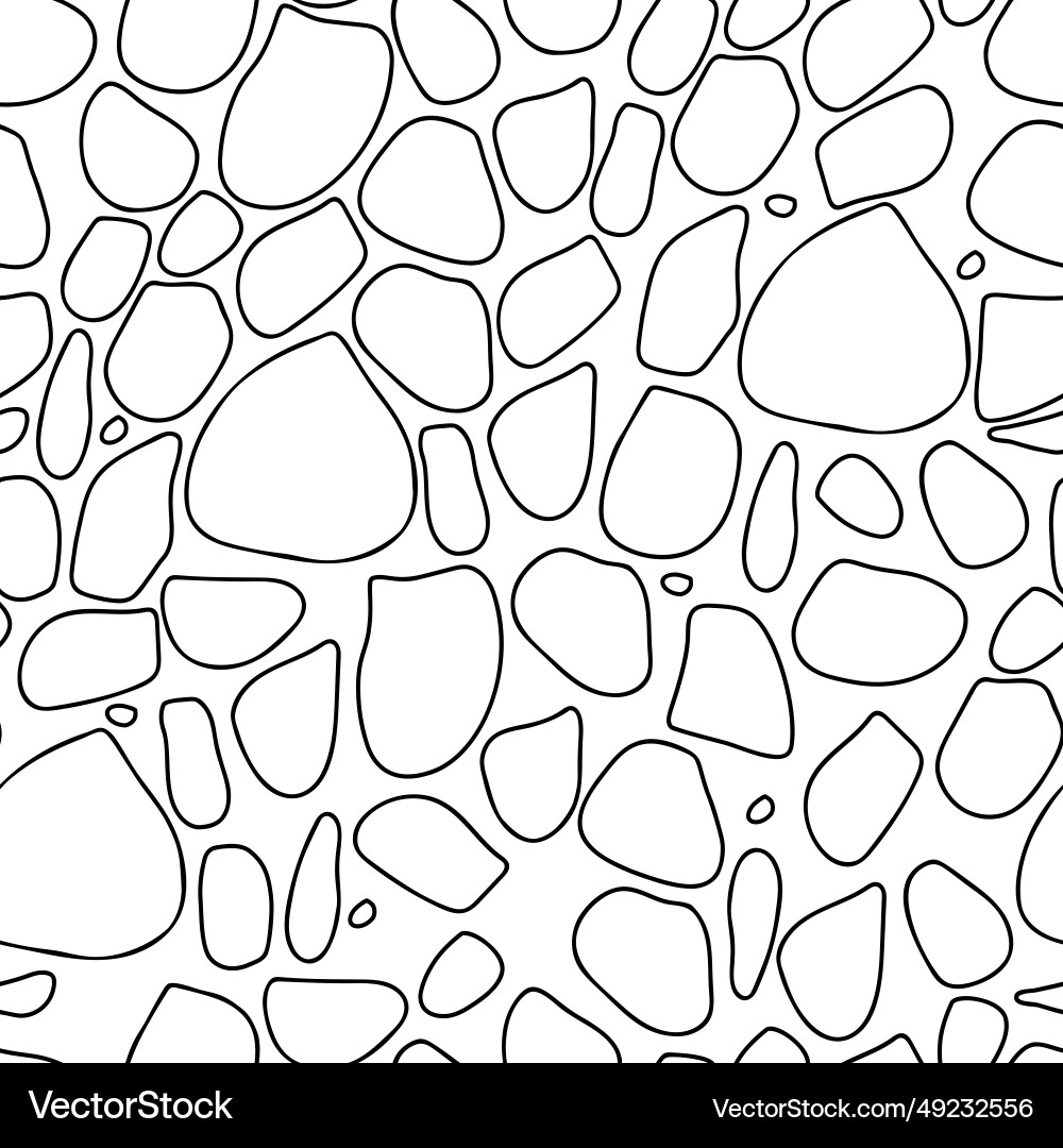Seamless pattern abstract linear shapes on white Seamless pattern abstract linear shapes on white vector image